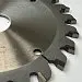 Подрезная коническая пила WoodTec для форматно-раскроечных станков Ø120 х 22 х 3,1-4,3 Z = 24 KON