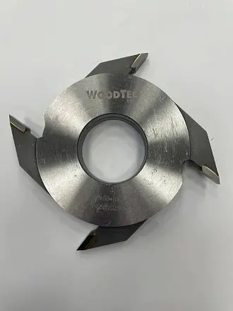 Фреза для сращивания древесины на микрошип заплечик 160x50 H10 Z2 ТСТ WoodTec