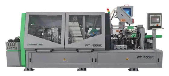 Станок для облицовывания кромок мебельных деталей WOODTEC WT-400SC