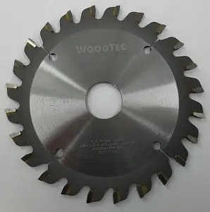 Подрезная коническая пила WoodTec для форматно-раскроечных станков Ø120 х 22 х 3,1-4,3 Z = 24 KON