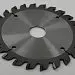 Подрезная составная пила WoodTec для форматно-раскроечных станков Ø125 х 20 x 2,8-3,6 Z = 12 + 12