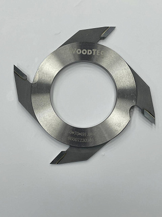 Фреза для сращивания древесины на микрошип 160x70 H4 Z2 ТСТ WoodTec