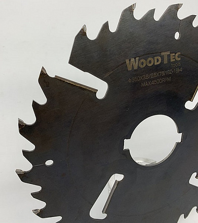 Пила дисковая Ø630 х 50 х 6,0/4,0 Z = (18 + 18) + 6 Woodtec