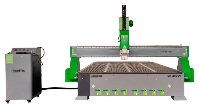 Фрезерно-гравировальный станок с ЧПУ WoodTec СН-2030W PRO