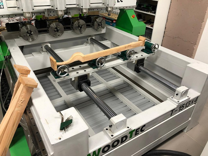 Фрезерно-гравировальный станок с ЧПУ WoodTec T-1513х4