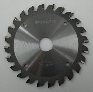 Подрезная коническая пила WoodTec для форматно-раскроечных станков Ø120 х 20 х 3,1-4,3 Z = 24 KON