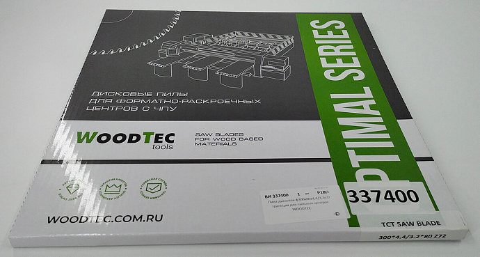 Пила основная Ø300 х 80 х 4,4 / 3,2 Z = 72 WoodTec