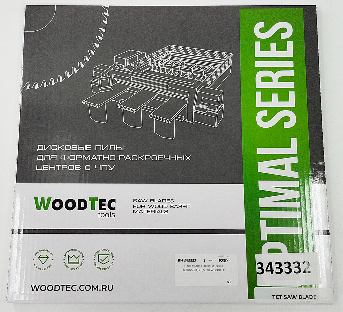 Пила подрезная Ø300 х 50 х 4,3-5,5 Z = 48 WoodTec