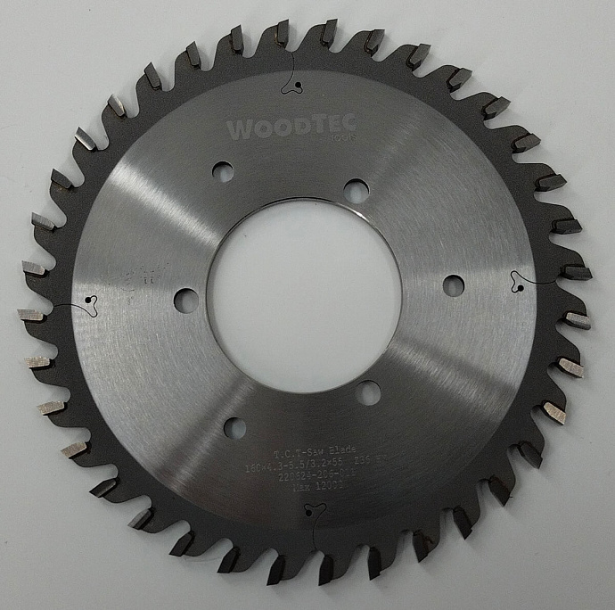 Пила подрезная Ø160 х 55 х 4,3-5,5 Z = 36 WoodTec