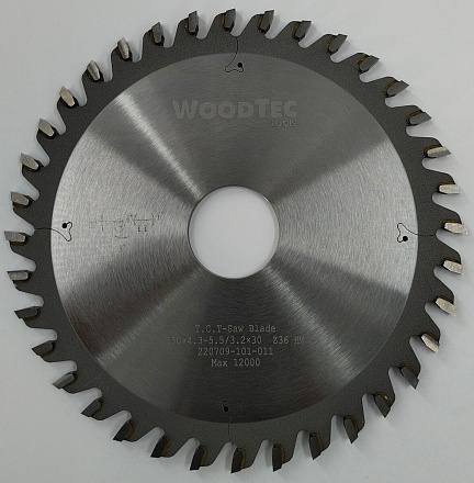 Пила подрезная Ø150 х 30 х 4,3-5,5 Z = 36 WoodTec