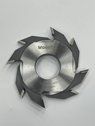 Фреза для сращивания древесины на микрошип заплечик 160x50 H10 Z4 ТСТ WoodTec