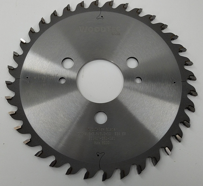 Пила подрезная Ø200 х 50 х 4,3-5,5 Z = 36 WoodTec