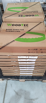 Ленточное полотно 51CrV4 для пиления древесины WoodTec 35х1,05х22