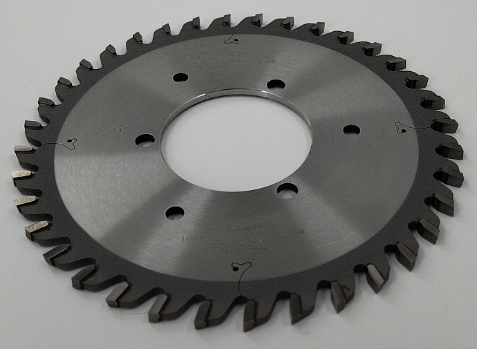 Пила подрезная Ø160 х 55 х 4,3-5,5 Z = 36 WoodTec